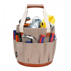Hot selling Great Sturdy Oxford round garden tool set bag