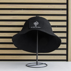 Professional Unisex Wool Felt Sauna Hat 100% Merino Wool Anti-Heat Head Cap for Adult Spa Protection