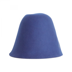 Merino Wool BLUE Russia Cool Useful Custom Felt Wool Sauna Hat for Women and Man