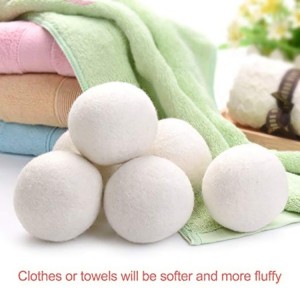 Organic 100% Natural Wool Dryer Balls for Laundry Washing Machine