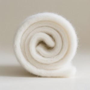Industrial Craft White Wool Felt Strips/Sheets – 100% Pure Wool, Custom Sizes for Seasonal Projects