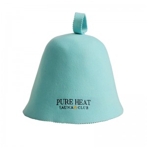 Hot Sale 100% Merino Wool Felt Sauna Hat Unisex Adult Head Protection for Sauna Room & Spa Use