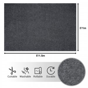 Absorbent Felt Oil Mat Contains Liquid Garage Floor Mat