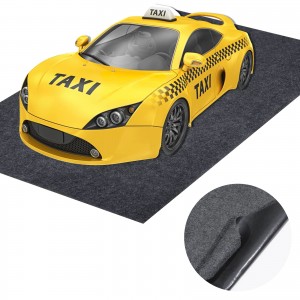 Absorbent Felt Oil Mat Contains Liquid Garage Floor Mat