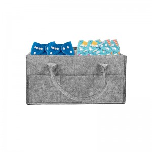 Raraunga Felt Baby Diaper Caddy Mommy Bag Nursery Organizer Me rongo te Pepi Pepi mo nga whanau hou