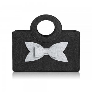 Factory Felt Handbag Customized Logo Eco-friendly Felt Bag