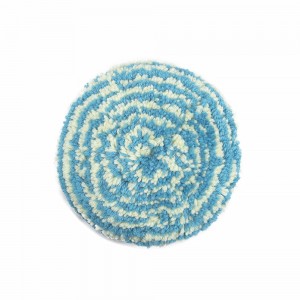 Automobile Double-Sided Wool Polishing Pad 7/8 Inch Disc for Car Polishing & Car Bodies Grit Fine Abrasive