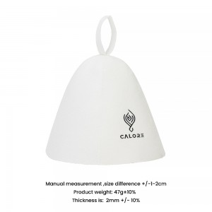 Customize design available wholesale 100 pure sheep wool felt russian wool sauna hat