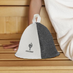 manufacturer black green high quality 100% russian custom banya wool felt sauna hat