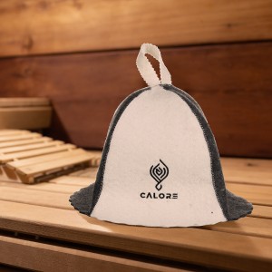 manufacturer black green high quality 100% russian custom banya wool felt sauna hat