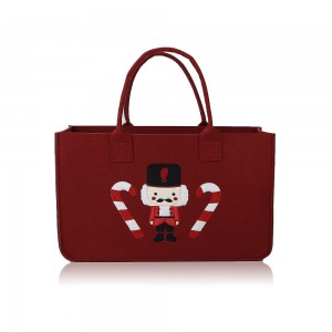 Felt Tote Bag with Logo Bags Women Handbags Ladies Tote Felt Bag