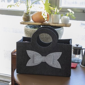 Factory Felt Handbag Customized Logo Eco-friendly Felt Bag
