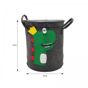 Kids Toys Storage Bin Felt Storage Basket with Lid