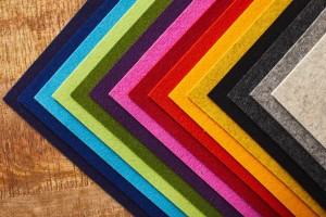 RWS certificated color wool felt fabric