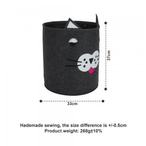 kids desktop wholesale collapsible foldable toy storage basket for organizing