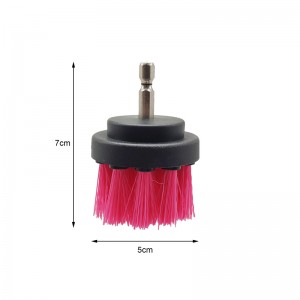 5pack pink color cleaning tool drill brush attachment set