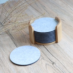 water cup pad for bottle pvc cup coaster auto gift set