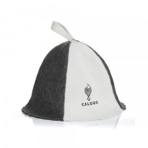 manufacturer black green high quality 100% russian custom banya wool felt sauna hat