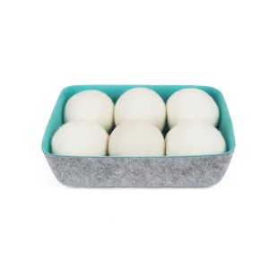 100% Eco-friendly Handmade Organic Wool Felt Dryer Balls Laundry Washing Ball For Laundry