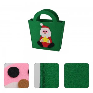 Green Santa New Design Halloween Pumpkin Basket Candy Gift Baskets Christmas Decorations Bag