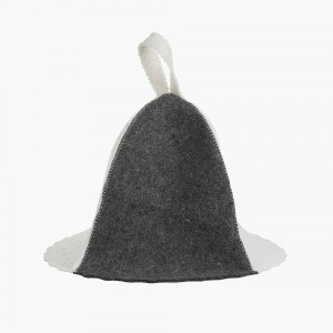 manufacturer black green high quality 100% russian custom banya wool felt sauna hat