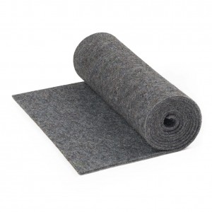 wholesale 3mm natural grey thick wool felt