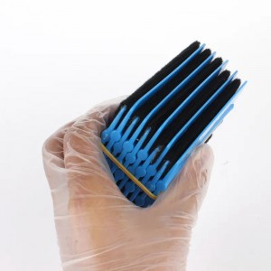 Custom 10*7cm Vinyl Carbon Fiber Window Cleaning Wash Car Scraper With Felt Squeegee Tool Film