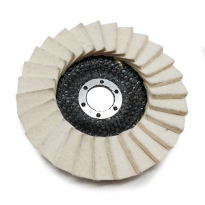 wool felt flap disc