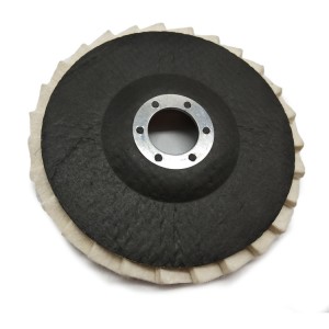 wool felt flap disc