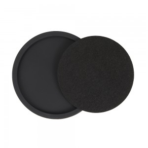 Silicone and Absorbent Felt Coasters