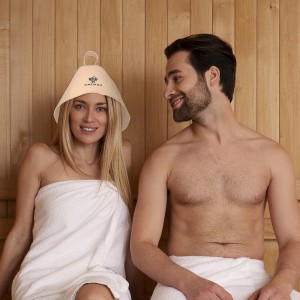 Customize design available wholesale 100 pure sheep wool felt russian wool sauna hat
