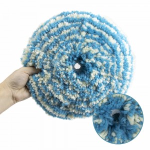 Automobile Double-Sided Wool Polishing Pad 7/8 Inch Disc for Car Polishing & Car Bodies Grit Fine Abrasive