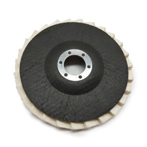 wool felt flap disc