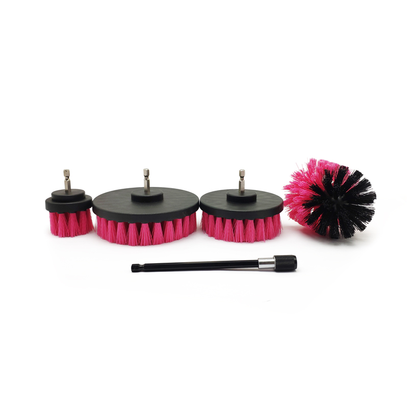 5 Pack Drill Brush Attachments Set Power Scrubber Cleaning Brush