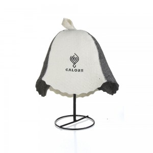 manufacturer black green high quality 100% russian custom banya wool felt sauna hat