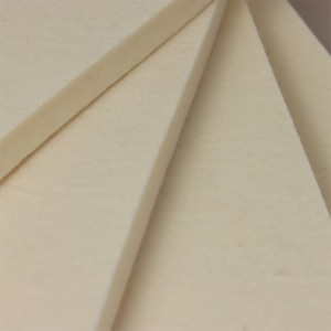 Industrial White Wool Felt – Natural Customizable Felt for Crafting, Holiday & Seasonal Decor