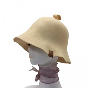 Breathable Merino Wool Sauna Cap: Keeps Head Cool, Absorbs Sweat, Fully Customizable