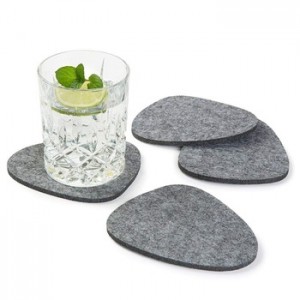 Premium Custom Cup Coaster Polyester Wool Felt Cup Coasters for Drinks