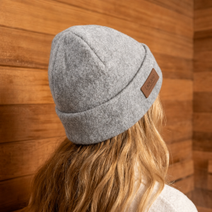 Lapland Style 100% Wool Sauna Hat | Custom Logo Eco-Friendly Soft Reusable Sauna Shower Hat for Adults
