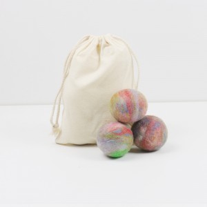 Wholesale Handmade Shaped Household Cleaning Tools & Accessories Natural Reusable Laundry White Woolen Felt Dryer Ball