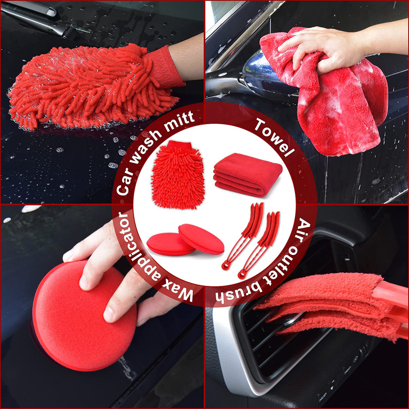 Microfiber Polyester Car Detailing Cleaning Brush (SMALL