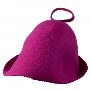 Premium Wool Felt Sauna Cap for Heat Protection in Banya & Sauna