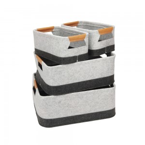 Felt Storage Baskets Set of 4