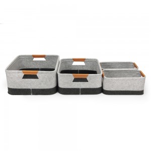 Felt Storage Baskets Set of 4