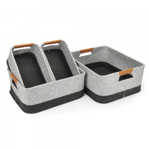 Felt Storage Baskets Set of 4