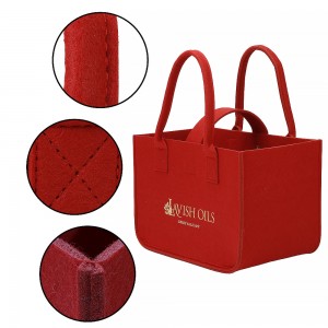 Factory Best Selling Felt Handbag Customized Color Felt Bag