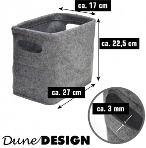 Drawer Divider Room Europe durable style made Felt foldable drawer Organizer bin set with Handle