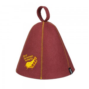 Hot Sale Unisex Adult Sauna Cap – High Quality Wool Felt Hat, Anti-Heat Head Protection for Spa Sauna Room