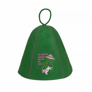 Professional Anti-Heat Sauna Hat – Unisex Adult Wool Felt Cap for Spa and Sauna Room Protection