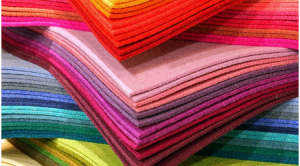 Stiff Felt Fabric Sheets Polyester Felt Colored Fabric for Embroidery Handwork